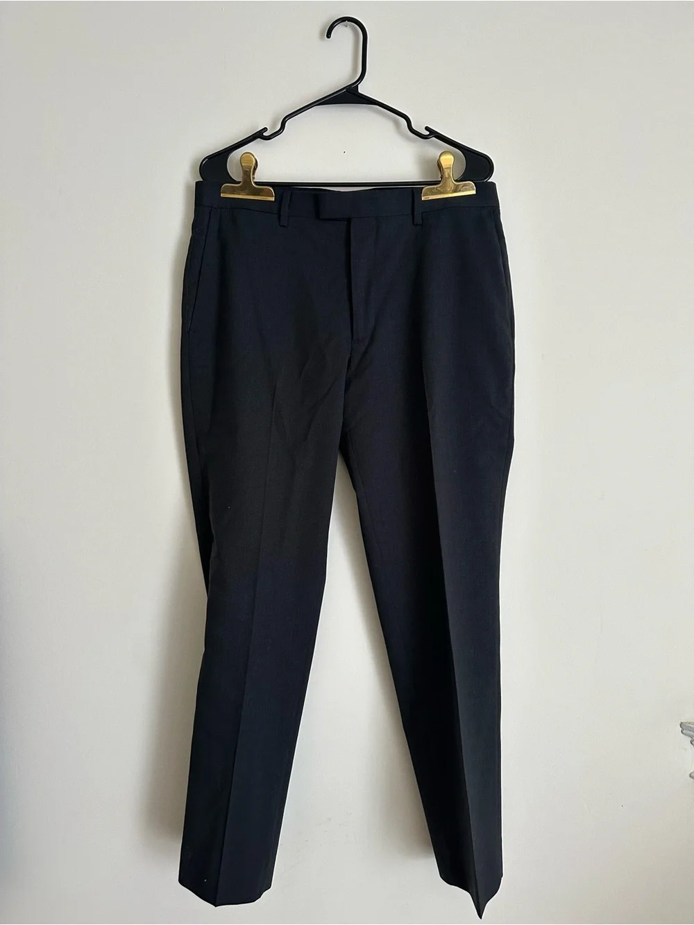 Banana Republic Marzotto Super 120s Wool Dress Pants Black 32x30